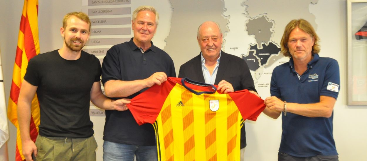 Membres de la Lliga Professional Noruega visiten l’FCF