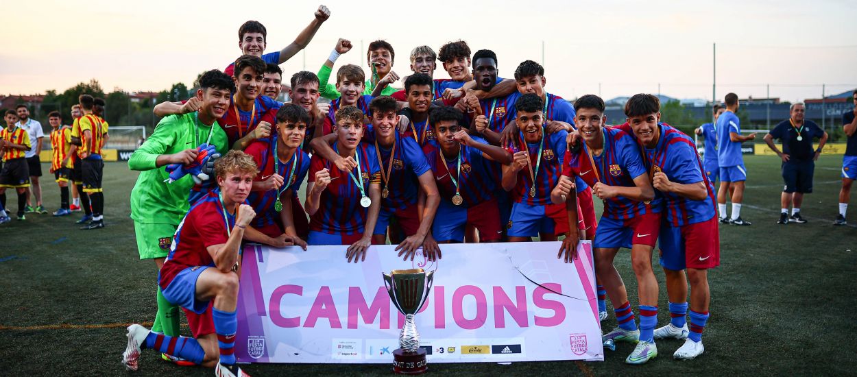 El FC Barcelona es proclama campió de Catalunya Cadet