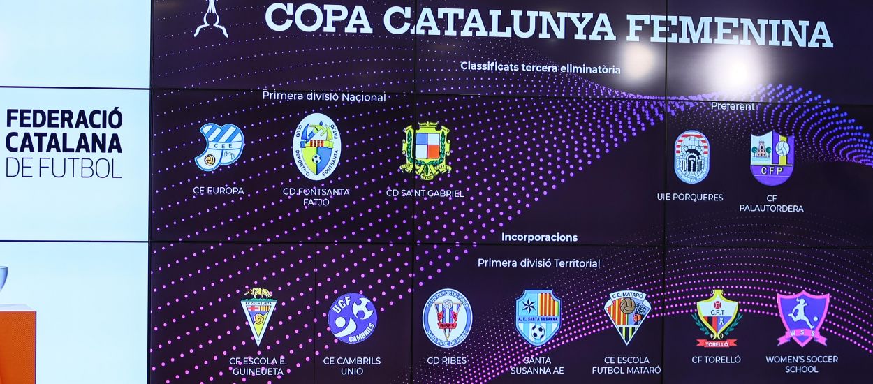 Els encreuaments de la quarta ronda de la Copa Catalunya Femenina