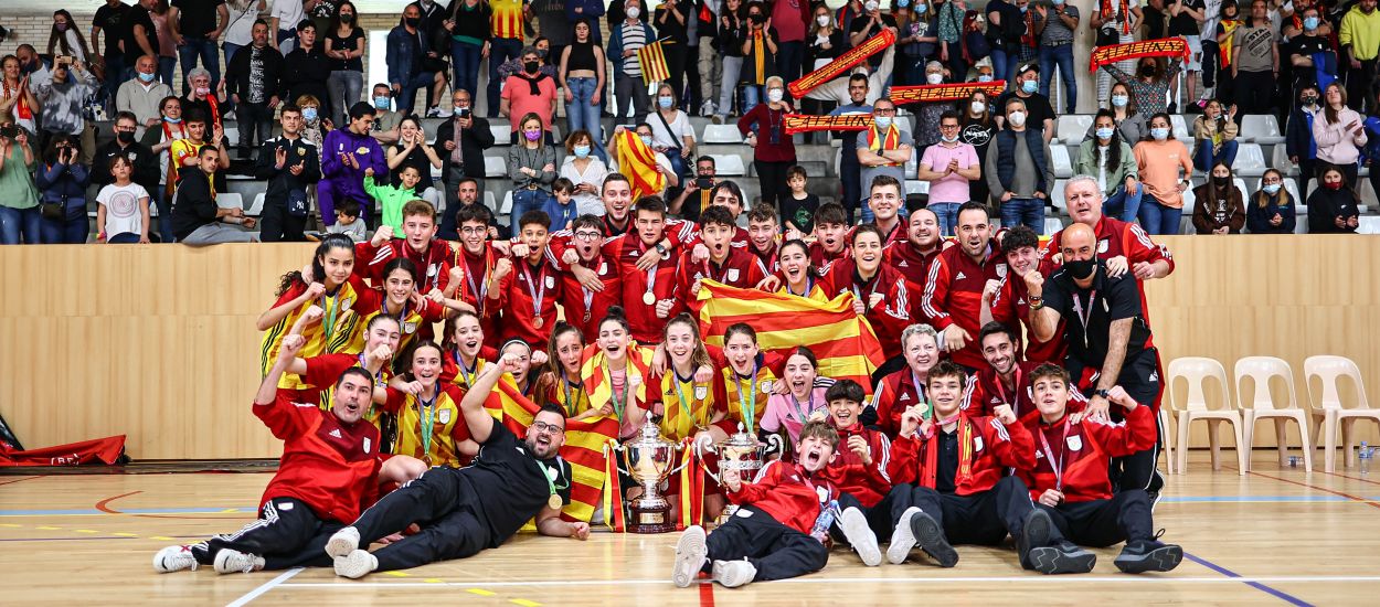 Punt final a una temporada històrica amb la Cloenda de les Seleccions Catalanes de futbol sala