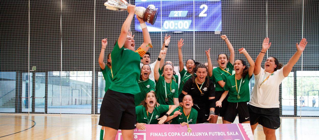 L’AE Les Corts UBAE s’endú la Copa Catalunya Juvenil femenina de futbol sala als penals