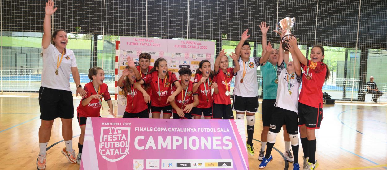 El FS Ripollet guanya la Copa Catalunya Aleví femenina a la tanda de penals