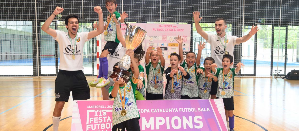El FS Olesa es proclama campió de la Copa Catalunya en categoria Prebenjamí