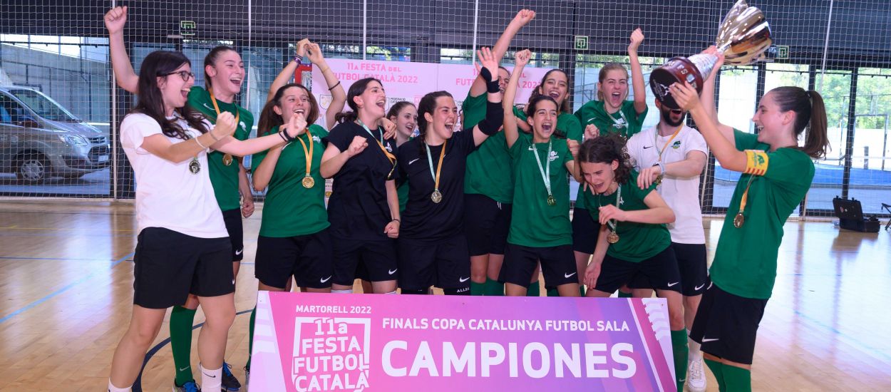 L’AE Les Corts UBAE guanya per la mínima la Copa Catalunya Cadet femení