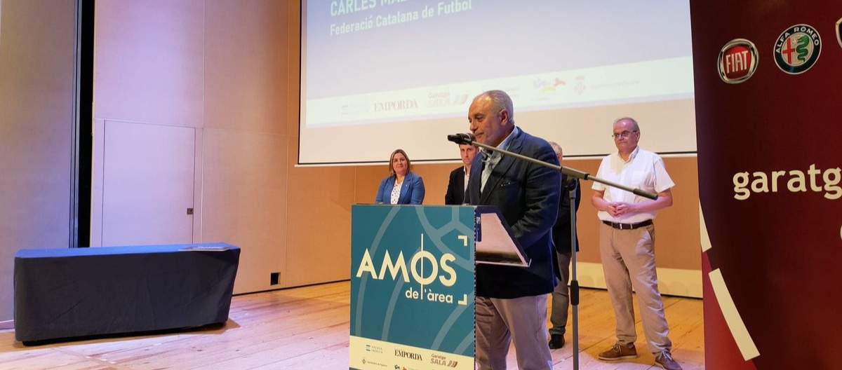 Presència federativa a l’entrega dels Premis Amos de l’Àrea