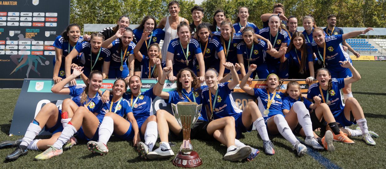 El CE Sant Gabriel alça la Copa Catalunya Femenina