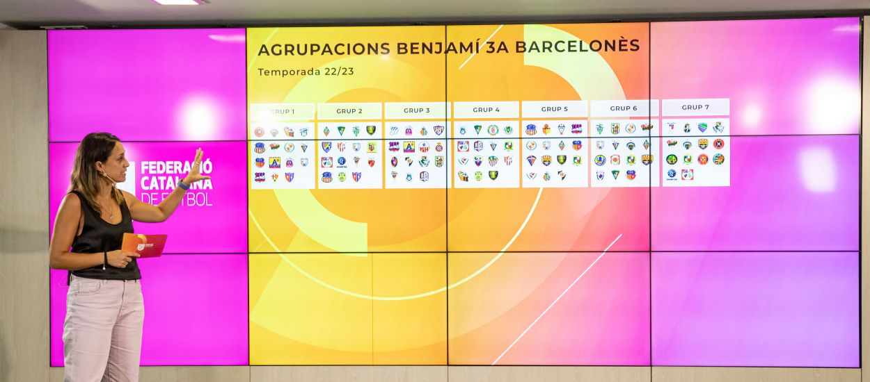 Sortejades les Agrupacions de Futbol 7 del Barcelonès