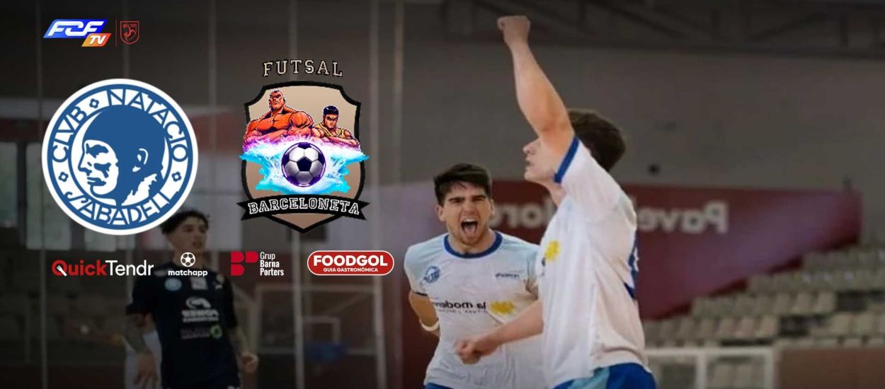Natació Sabadell – Barceloneta Futsal, el dissabte a les 19.45 hores