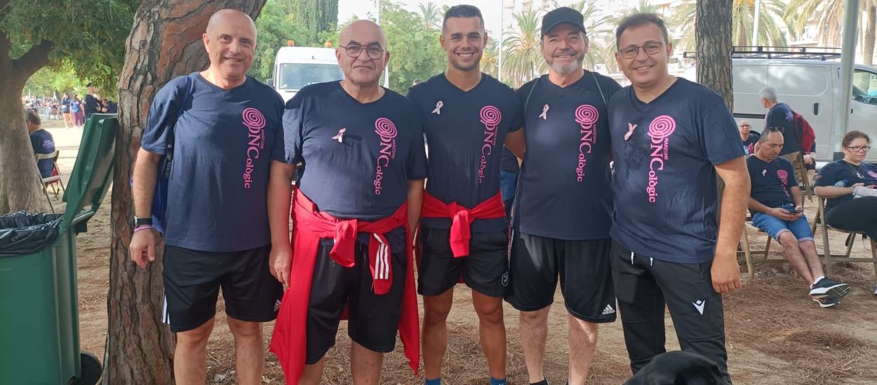 El CTA de l’FCF al Maresme participa en la Caminada per la lluita del càncer de mama
