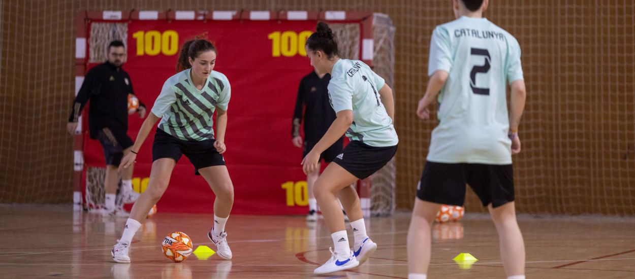 La Selecció Catalana sub 19 femenina de futbol sala arriba a l’equador de la preparació