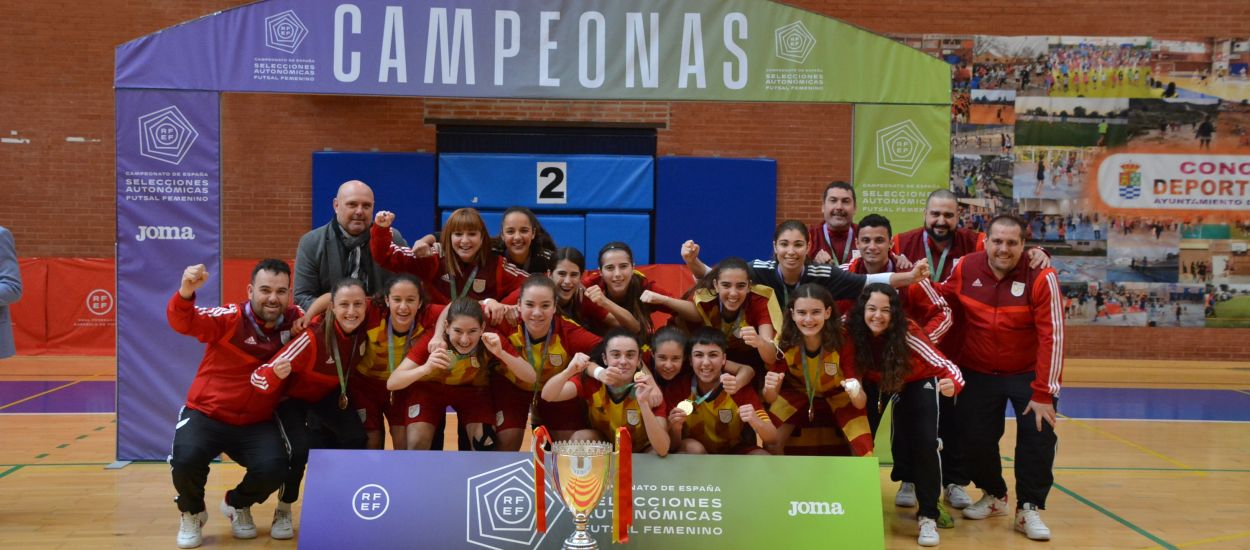 Catalunya sub 16 femenina revalida el títol i es proclama campiona d'Espanya de futbol sala