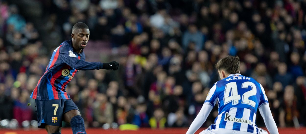 Dembelé s'exhibeix per classificar el Barça a les semifinals