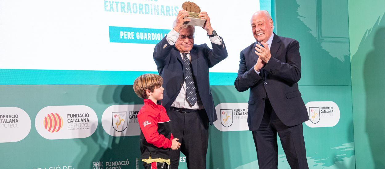 Pere Guardiola s’acomiada entre l’emoció de la Fundació