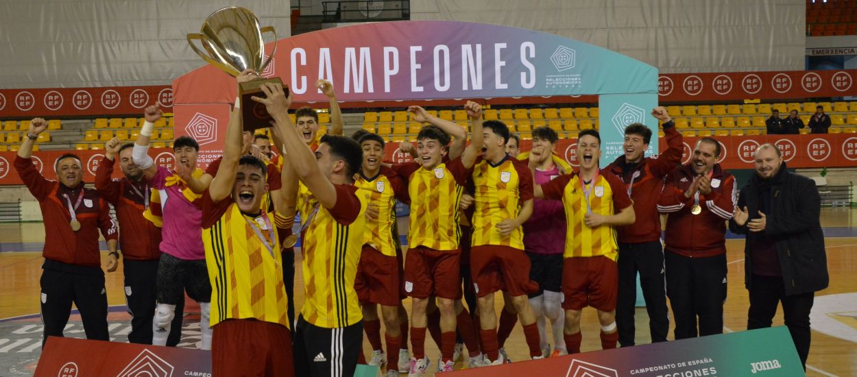 Catalunya sub 19 guanya el campionat d'Espanya amb una exhibició de futbol sala