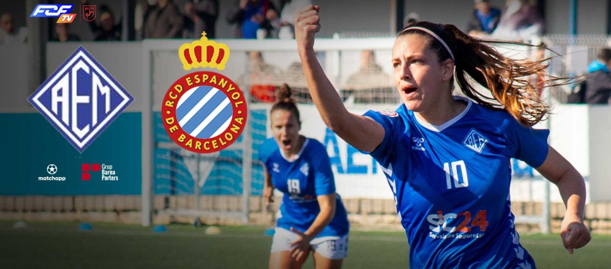 SE AEM - RCD Espanyol, duel català d'alt voltatge de la Primera Federació Femenina, a l'FCF TV