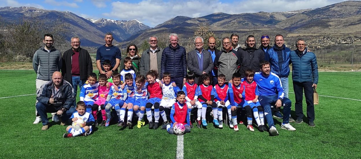 Presència federativa a la inauguració del camp de futbol 7 de Puigcerdà