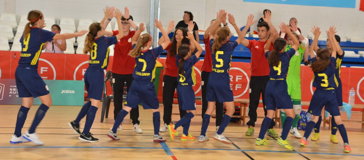Gol 'in extremis' i pas a les semifinals de Catalunya Aleví femenina 