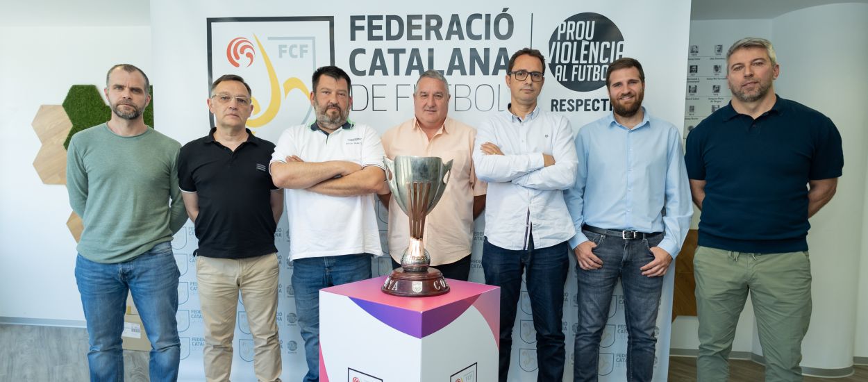 Reunió amb els equips representants a la Fase Final de la Copa Catalunya Sènior de futbol sala