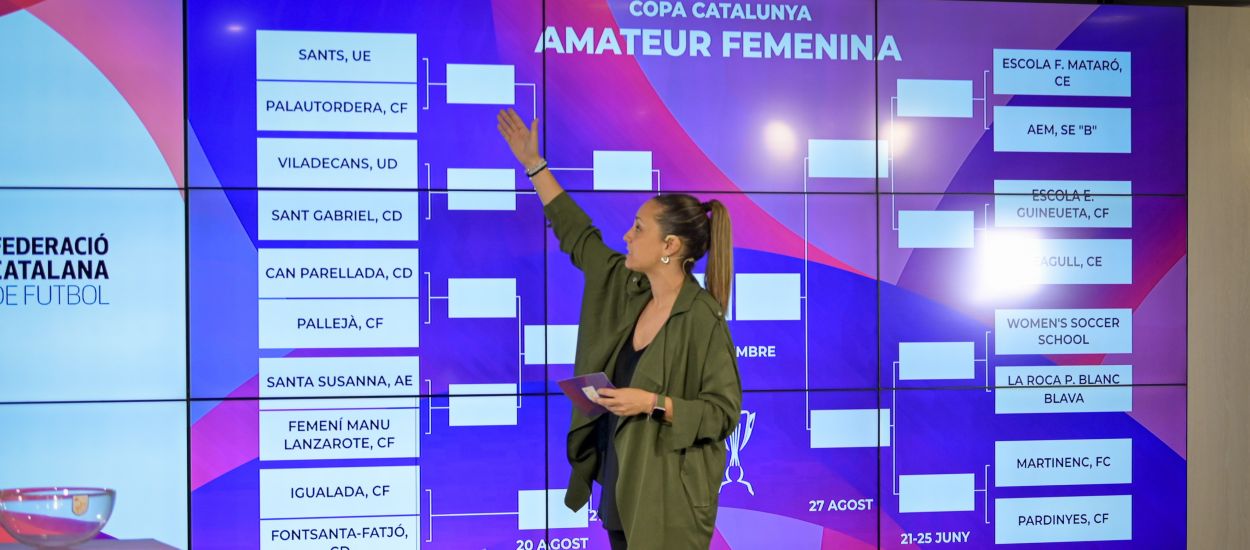 Definit el quadre de la Copa Catalunya Amateur femenina