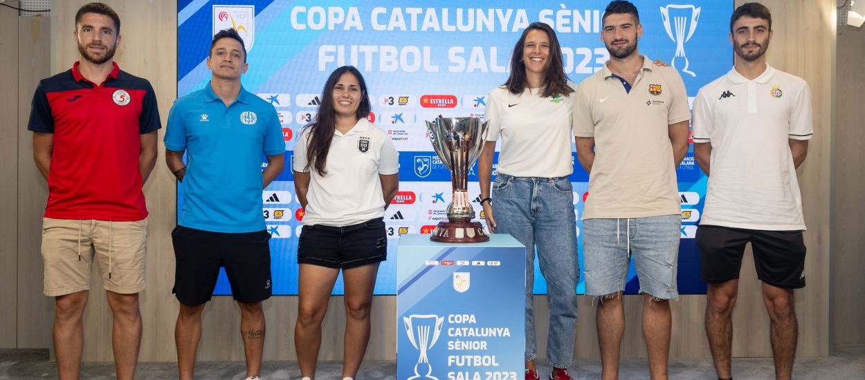 Presentada la Copa Catalunya Sènior de futbol sala
