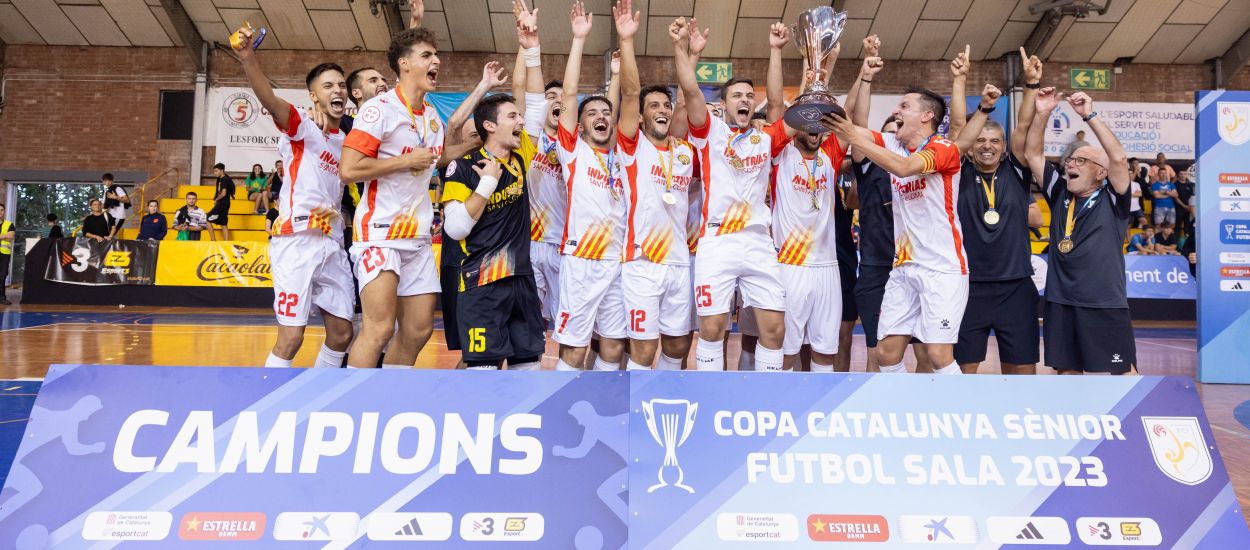 L'Industrias Santa Coloma conquereix per 3a vegada la Copa Catalunya de futbol sala