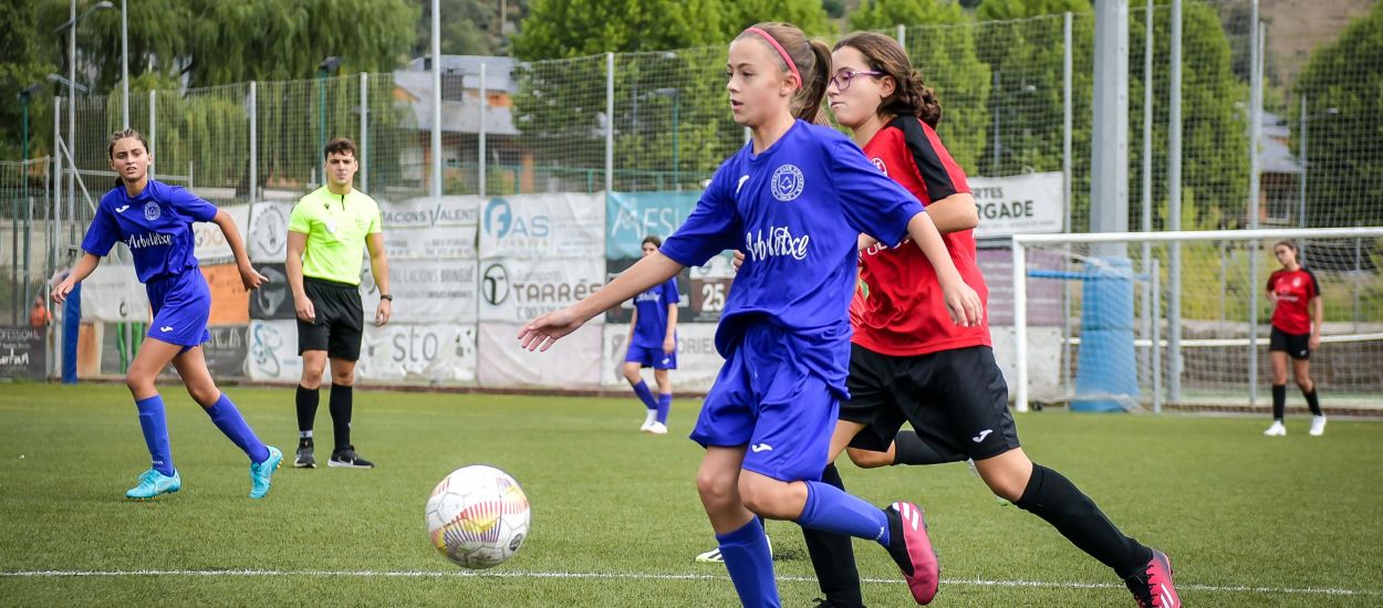 CF Pardinyes, Soses Femení CF, FC Pirineus i SE AEM accedeixen a les semifinals de la Copa Lleida Infantil femenina