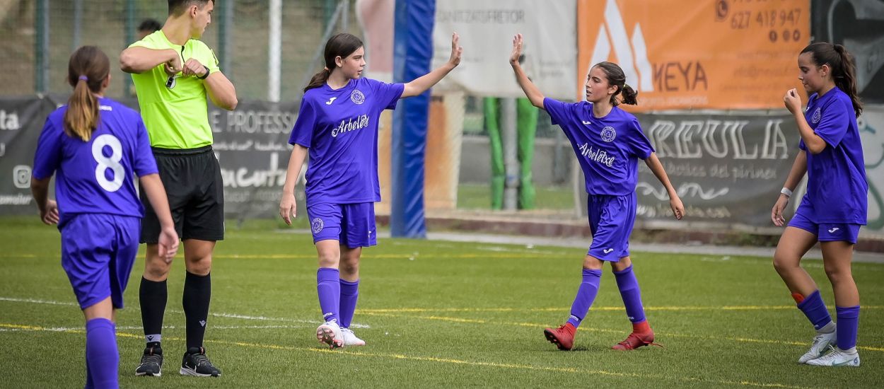 CF Pardinyes i FC Pirineus, finalistes de la Copa Lleida Infantil femenina