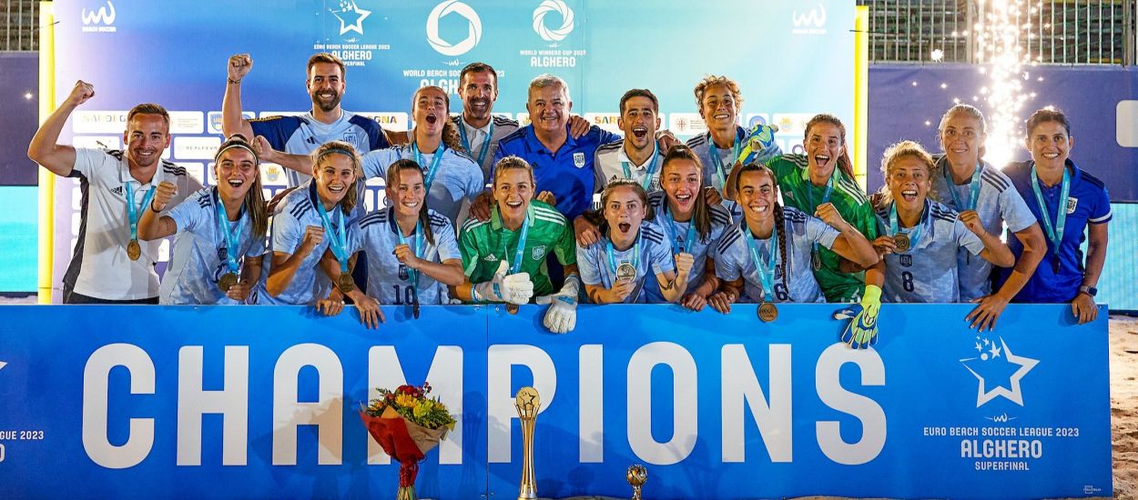 Dues catalanes es proclamen campiones de la Women’s Euro Beach Soccer League