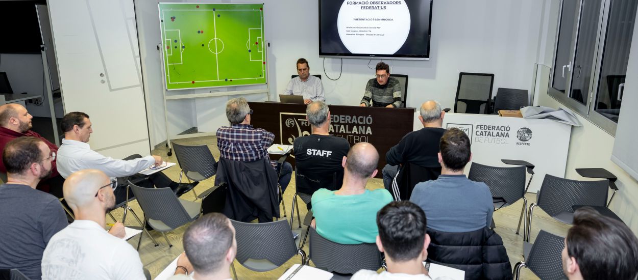 Reunió de formació pels observadors federatius de futbol sala