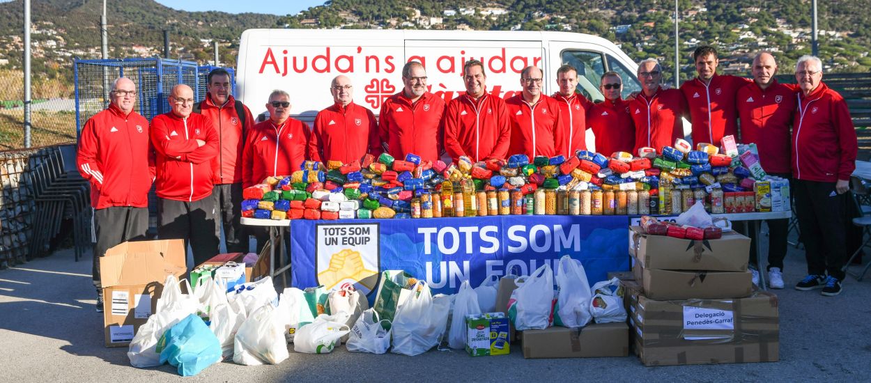 2,3 tones d'aliments recaptades en el Torneig Solidari de Nadal del CTA