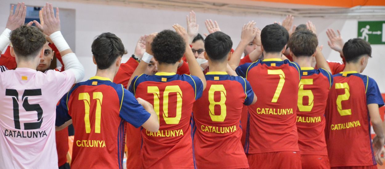 Victòria i bitllet per a la fase final de Catalunya sub 16 masculina de futbol sala