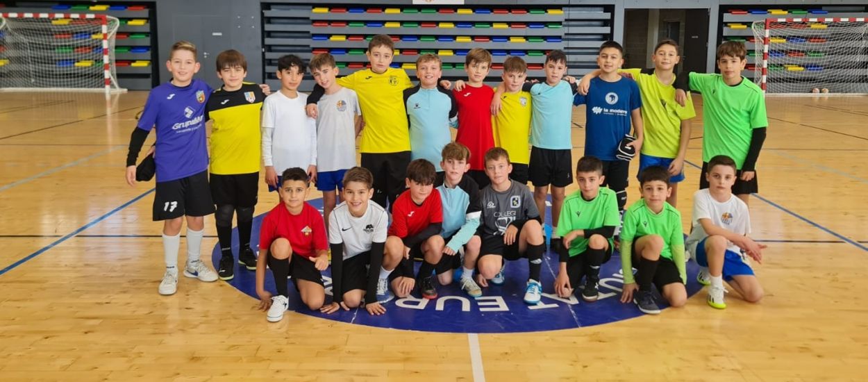 Primer entrenament de l’any de les Seleccions Catalanes Base de futbol sala