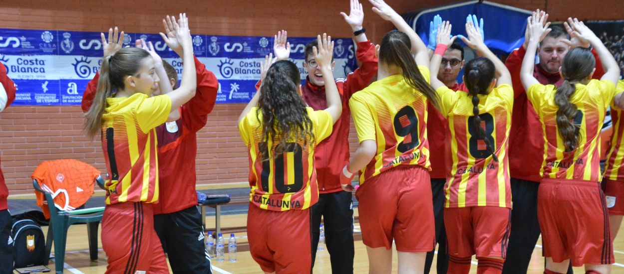 Debut amb victòria de Catalunya sub 16 femenina al Campionat d'Espanya de futbol sala