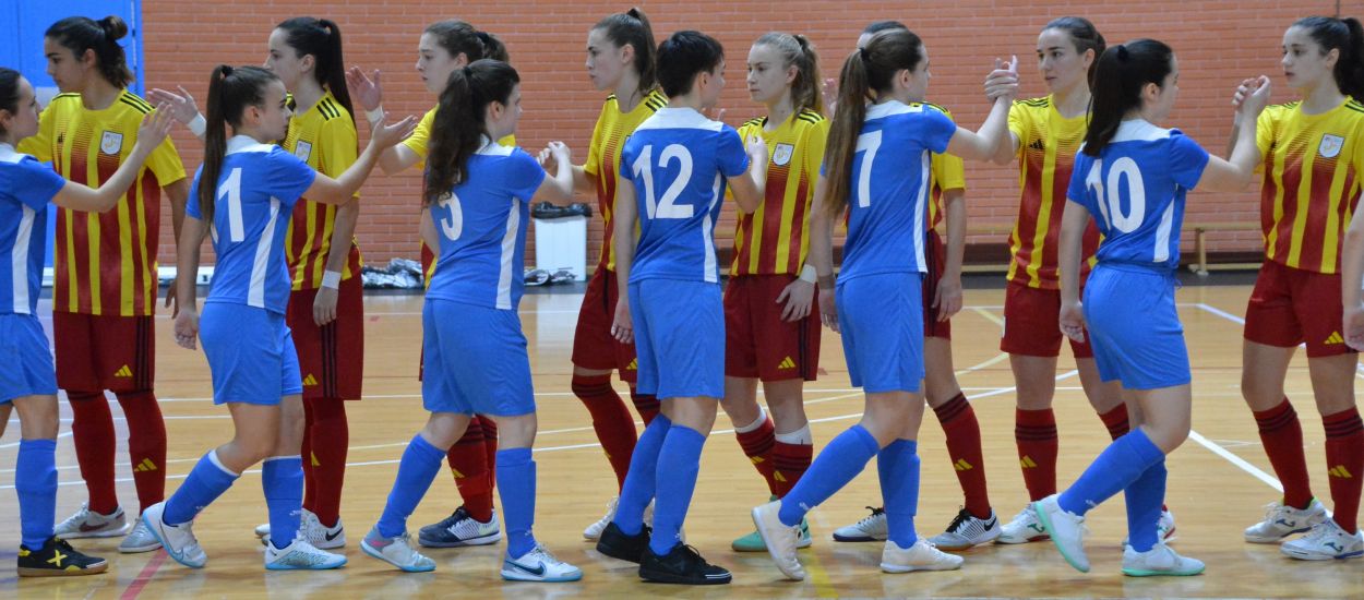 Triomf solvent en la carta de presentació de Catalunya sub 19 femenina de futbol sala