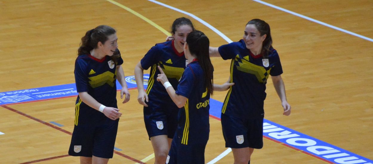 Victòria i bitllet per a les semifinals de Catalunya sub 19 femenina de futbol sala