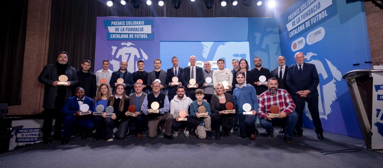 El futbol i la solidaritat units en la VII Edició dels Premis Solidaris