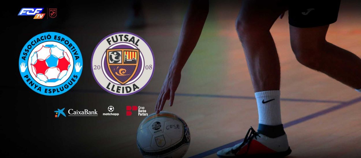 AE Penya Esplugues - Futsal Lleida, dissabte a les 18.00 hores