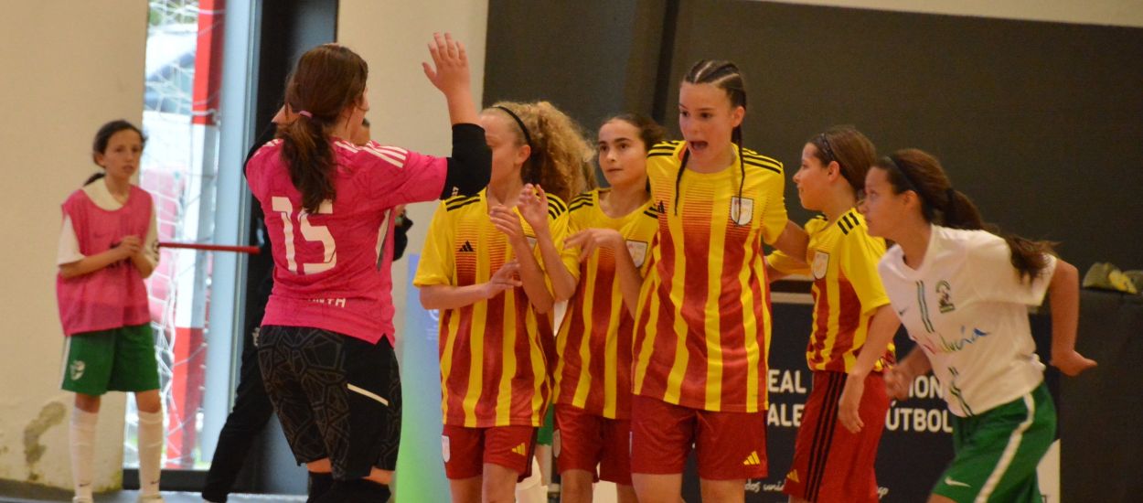 Gran carta de presentació i victòria per 1 a 5 de Catalunya sub 12 femenina contra Andalusia
