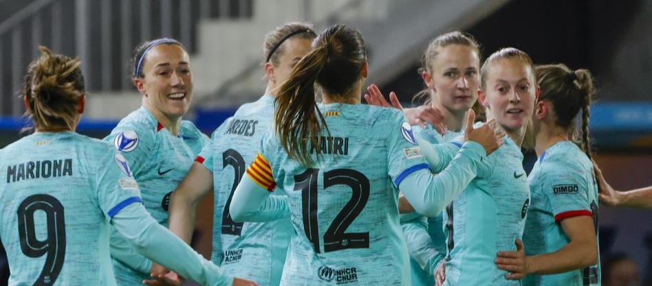 El Barça surt victoriós de Noruega en l’anada dels quarts de final de la Champions Femenina contra el Brann