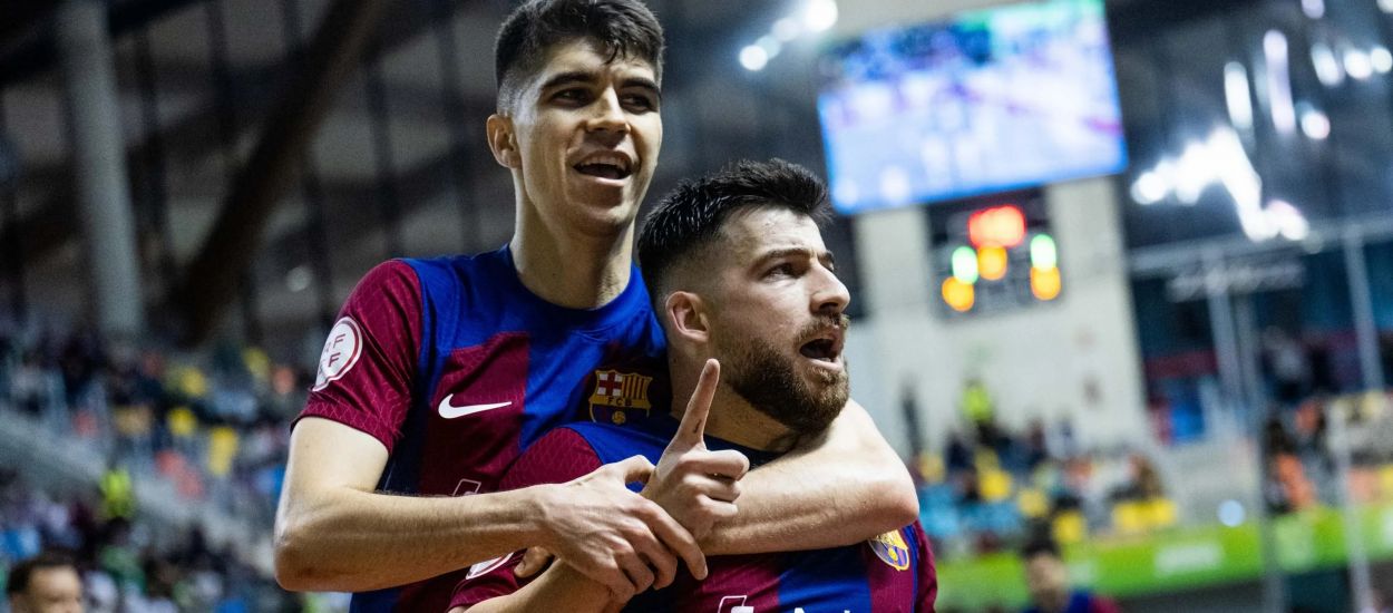 Un doblet de Catela remunta el partit i classifica el Barça a les semifinals de la Copa d’Espanya