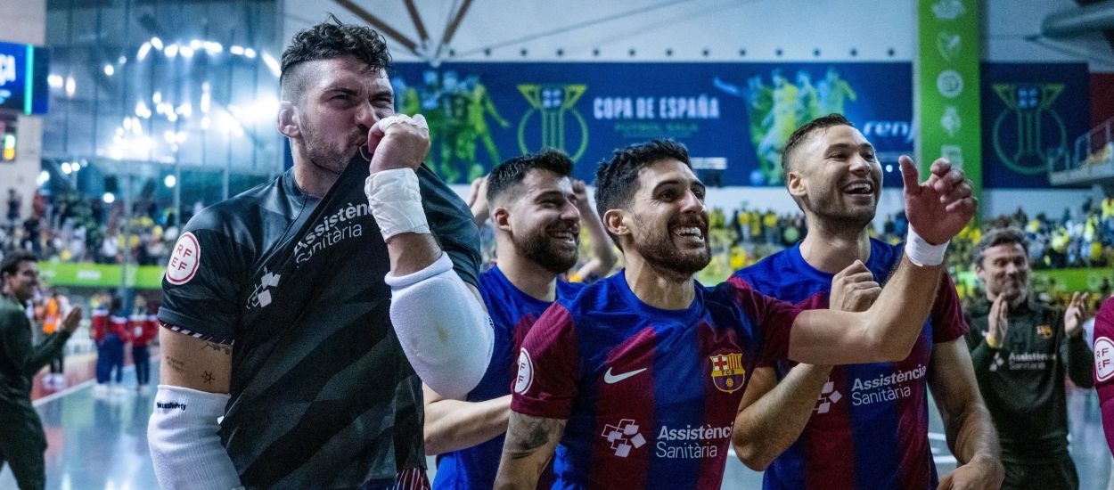 Miquel Feixas i Dídac Plana certifiquen la classificació del Barça per a la final de la Copa d’Espanya