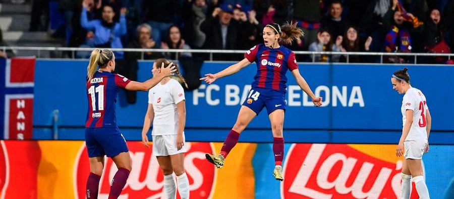 El Barça femení ja és a les semifinals de la Champions femenina per sisè any consecutiu