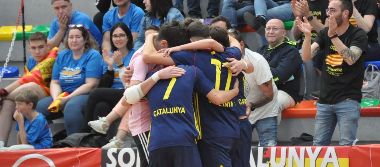 Bona carta de presentació en el debut de Catalunya sub 14 masculina de futbol sala