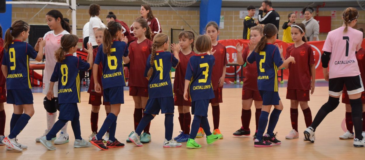 Catalunya sub 10 femenina cau a la tanda de penals en la primera participació a un Campionat d'Espanya