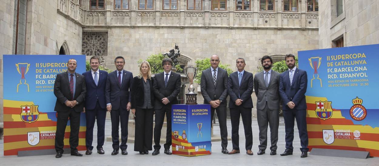 El president de la Generalitat agraeix i felicita la FCF per la celebració de la Supercopa