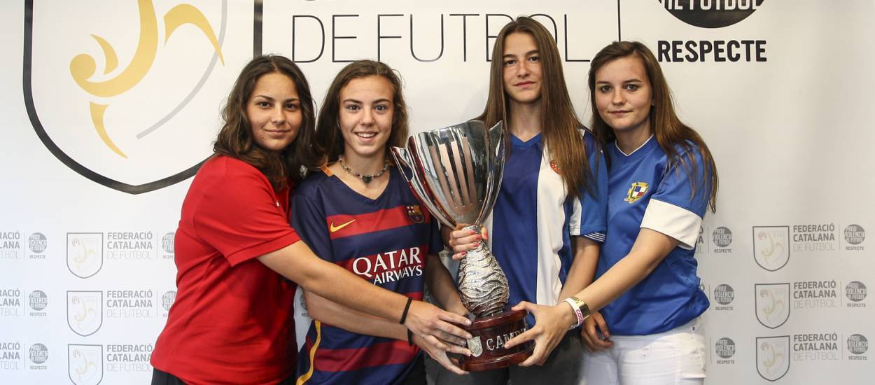 Capitanes, amigues i rivals en el Campionat de Catalunya Femení Juvenil Cadet