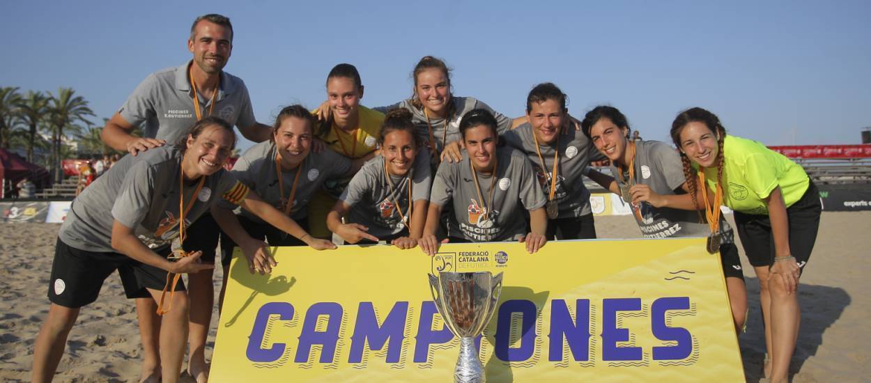 El Roses Platja, campiones de Catalunya Sènior Femení