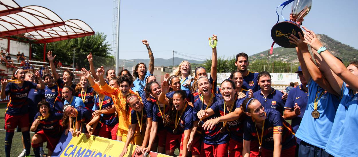 El FC Barcelona, campió de nou de la Copa Catalunya Femenina