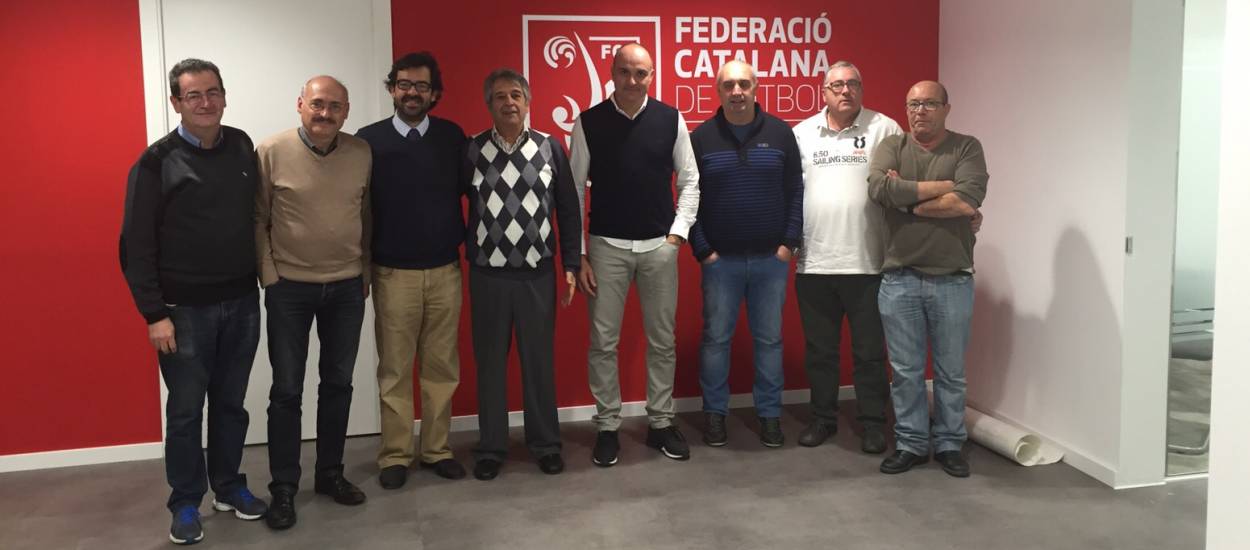 Visita a la nova delegació de la FCF a Sabadell