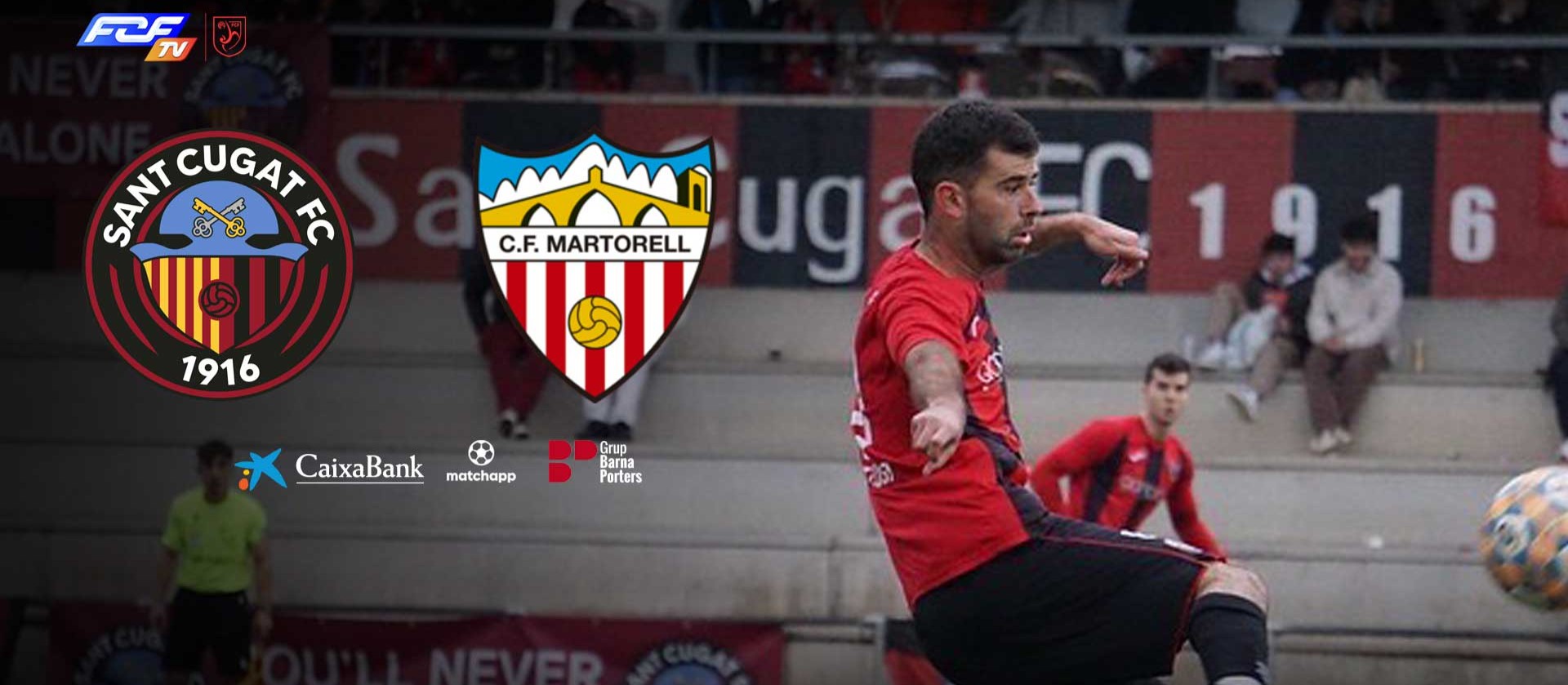 Sant Cugat FC – CF Martorell, el duel pel play-off a Primera Catalana, en directe a l’FCF TV